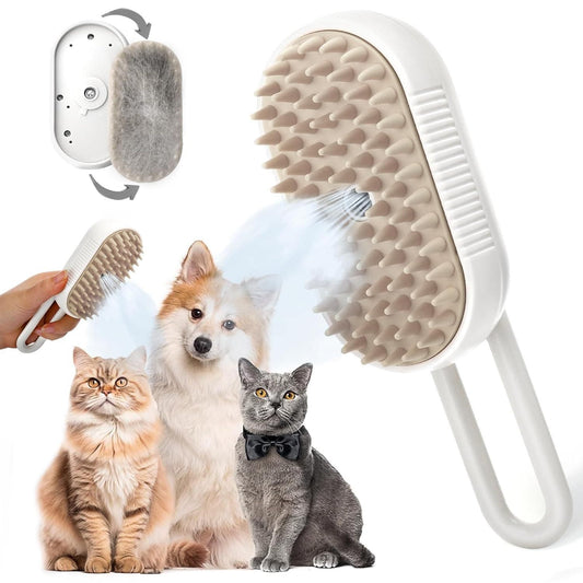 Steam Brush for Dog and Cat, Steamy Brush for Cats and Dogs