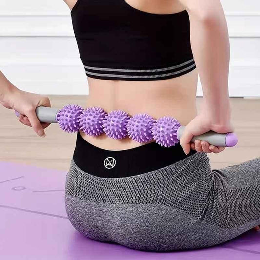 Back Massage StickRoller | Relieves Pain & Soreness from Shoulder, Neck, Back, Legs | Anti-Slip Grip